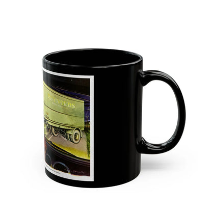 Death On Wheels, 1948 - Black Coffee Mug-Go Mug Yourself