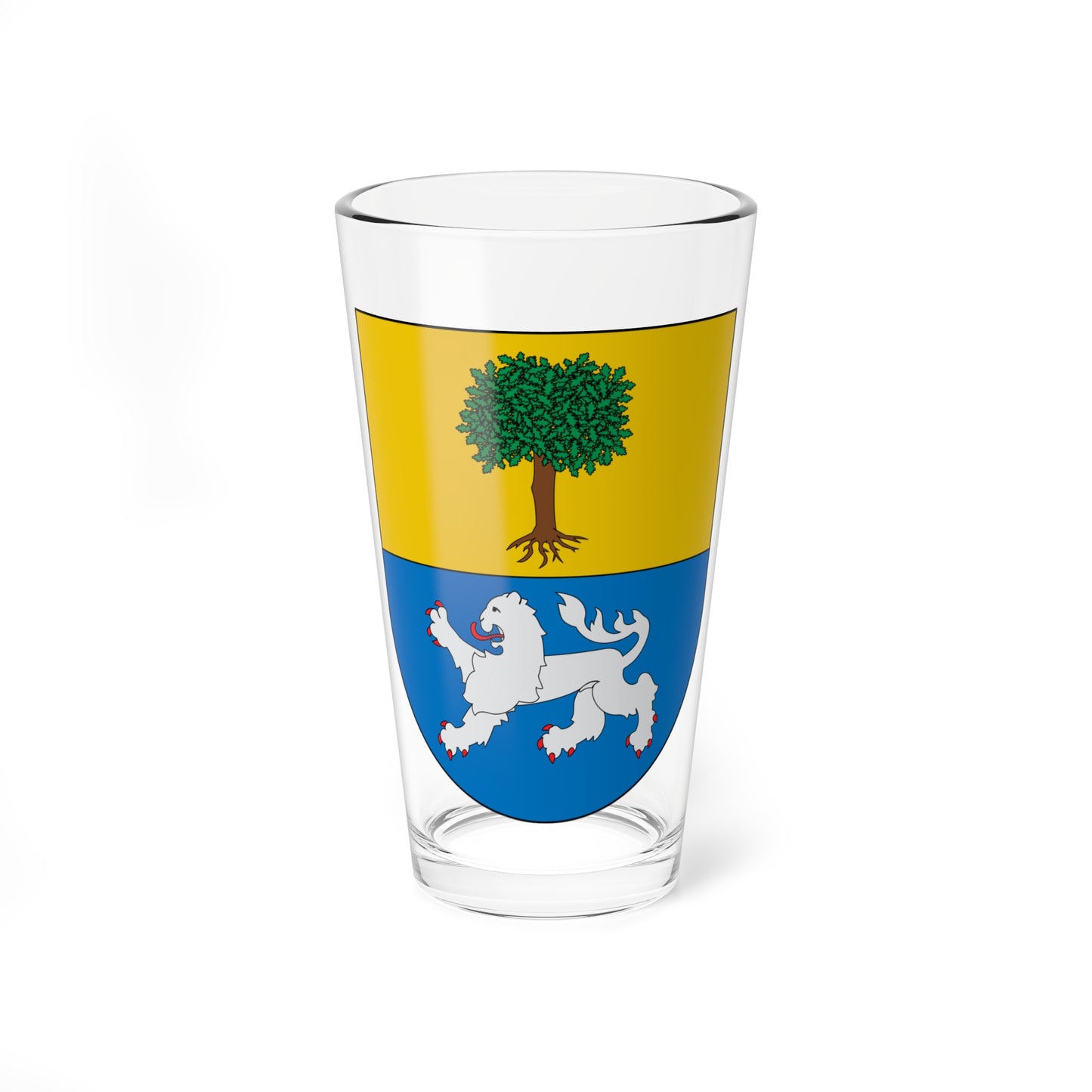 Escudo de Aberin (Spain) (Coat of Arms) Pint Glass 16oz