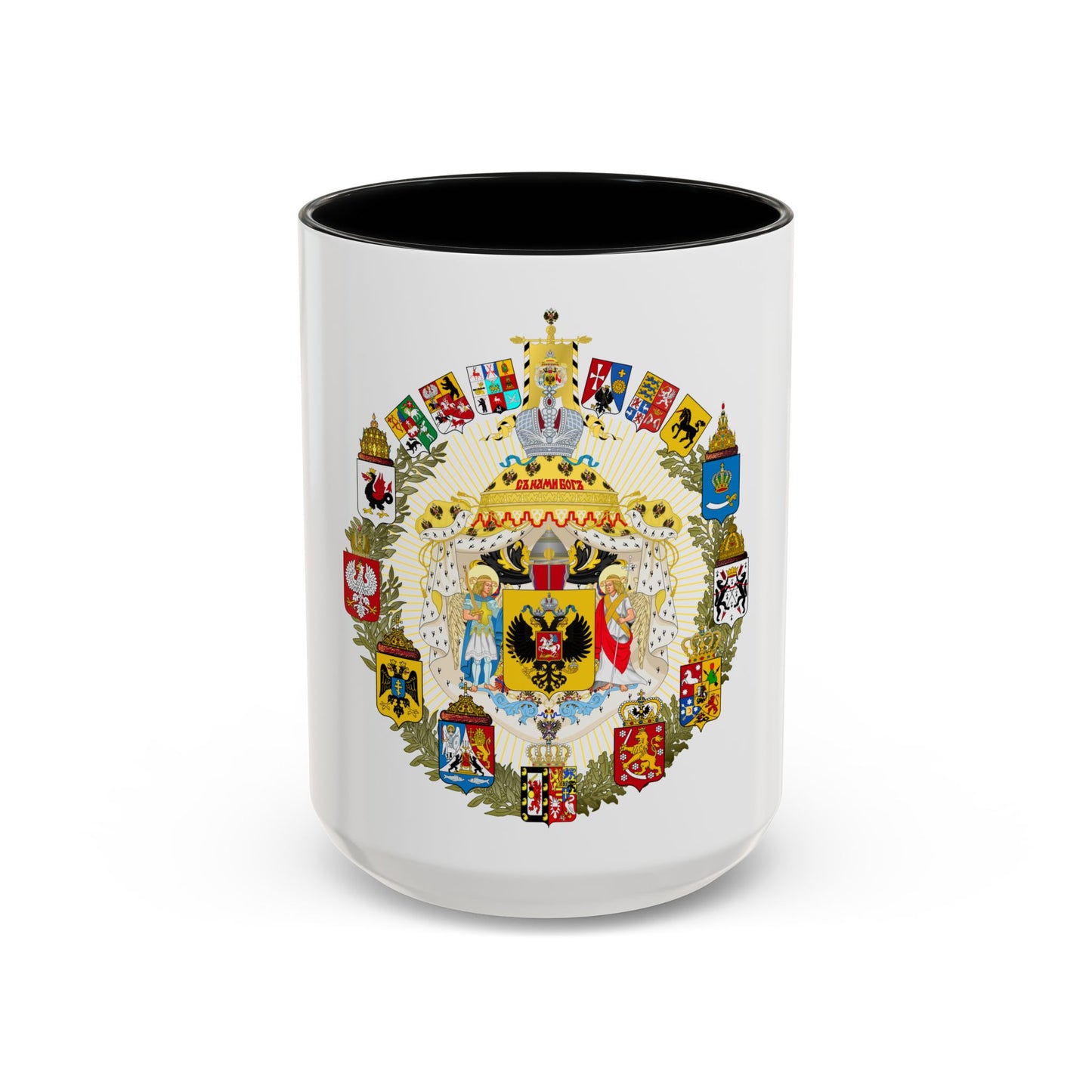 Greater Coat of Arms of the Russian Empire - Accent Coffee Mug
