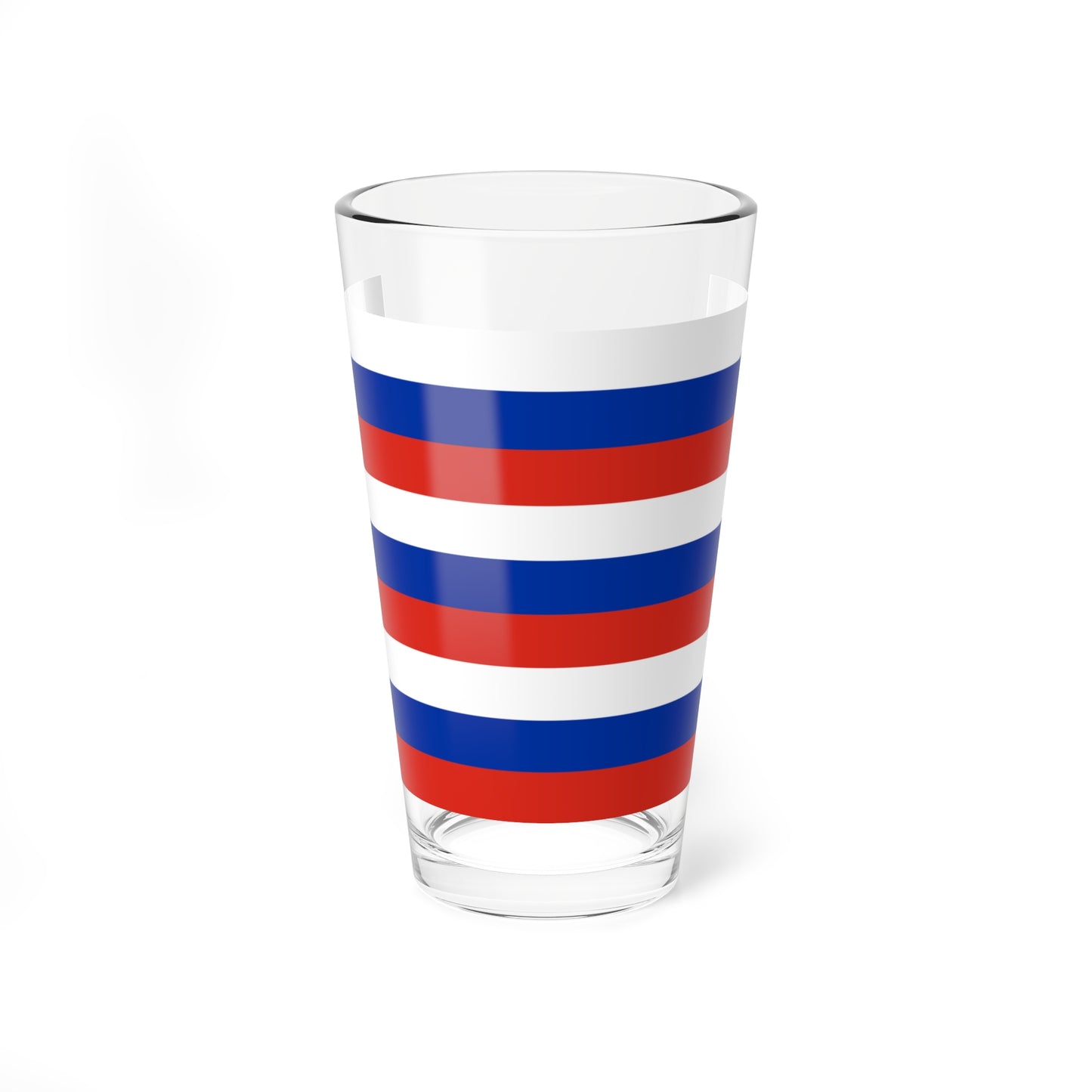 Flag of Russia 9 Stripes (Russia) Pint Glass 16oz