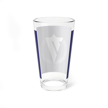 Flag of Kamiyama Tokushima (Japan) Pint Glass 16oz