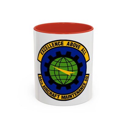 94 Aircraft Maintenance Squadron AFRC (U.S. Air Force) Accent Coffee Mug