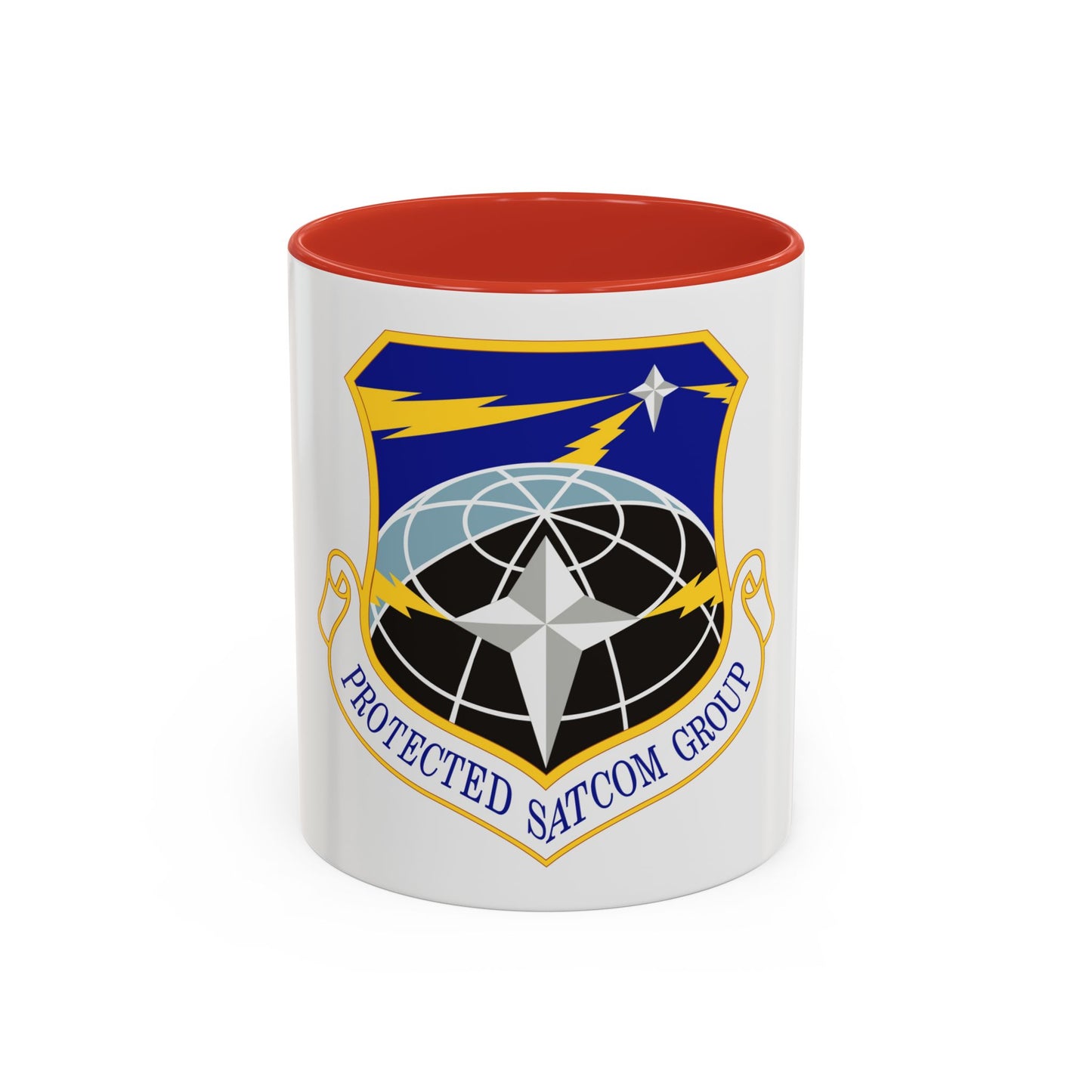 Protected SATCOM Group (U.S. Air Force) Accent Coffee Mug