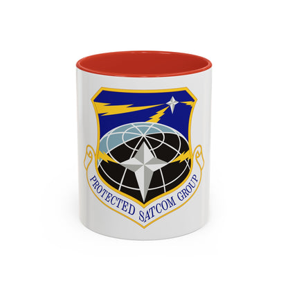 Protected SATCOM Group (U.S. Air Force) Accent Coffee Mug