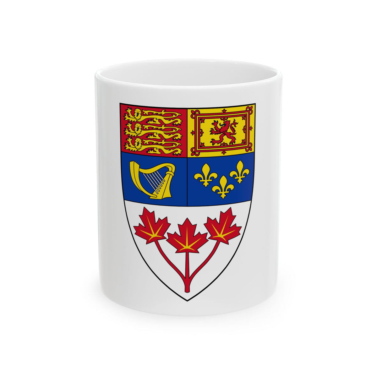 Arms of Canada (shield) - White Coffee Mug