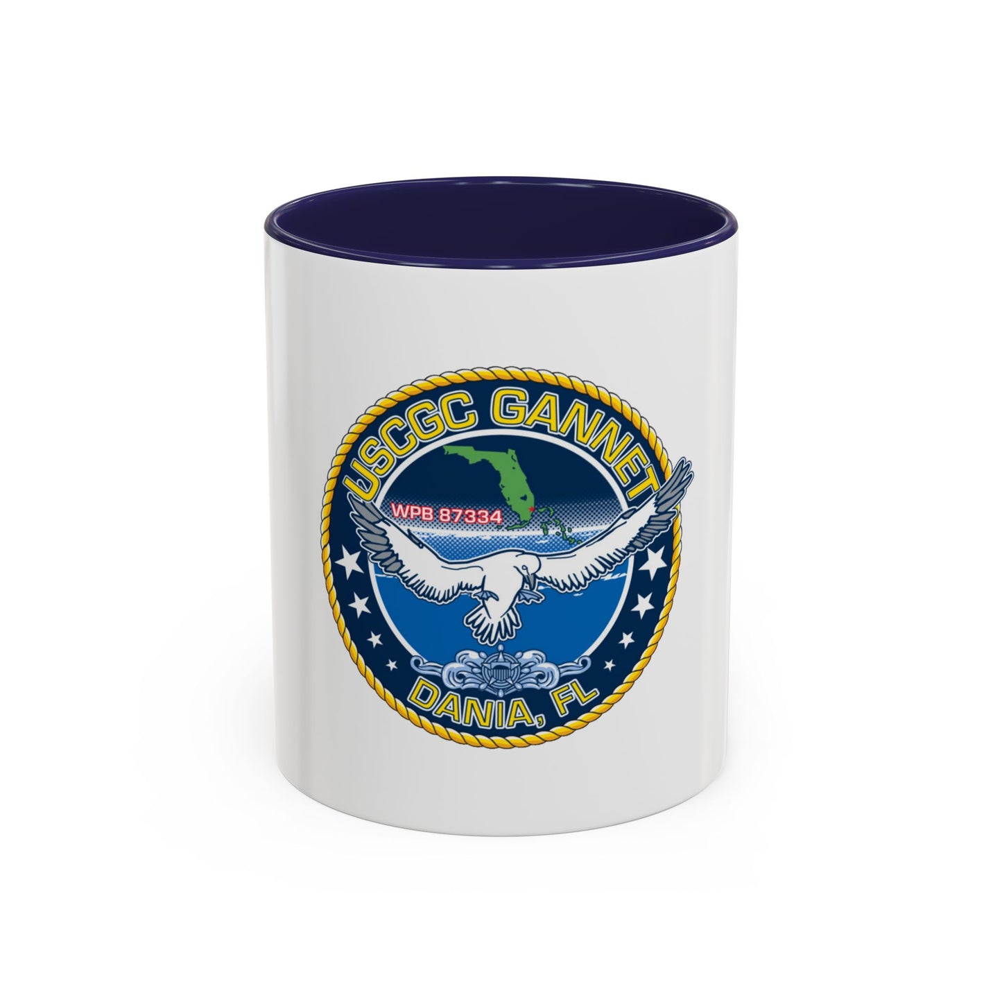 USCGC Gannet Dania FL (U.S. Coast Guard) Accent Coffee Mug