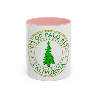 Seal of Palo Alto California - Accent Coffee Mug