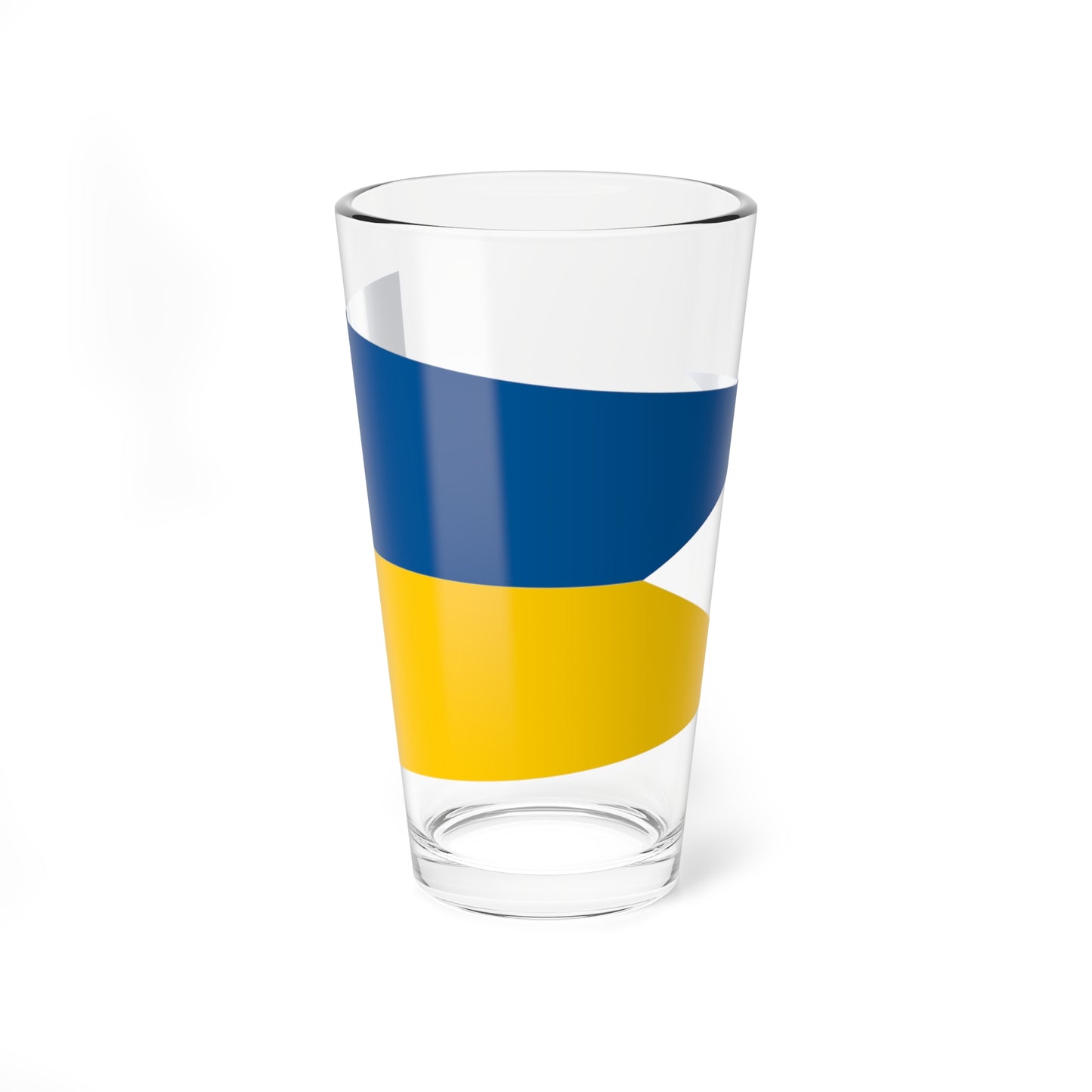 Naval Rank Flag of Sweden - Orlogsstandert (Sweden) Pint Glass 16oz
