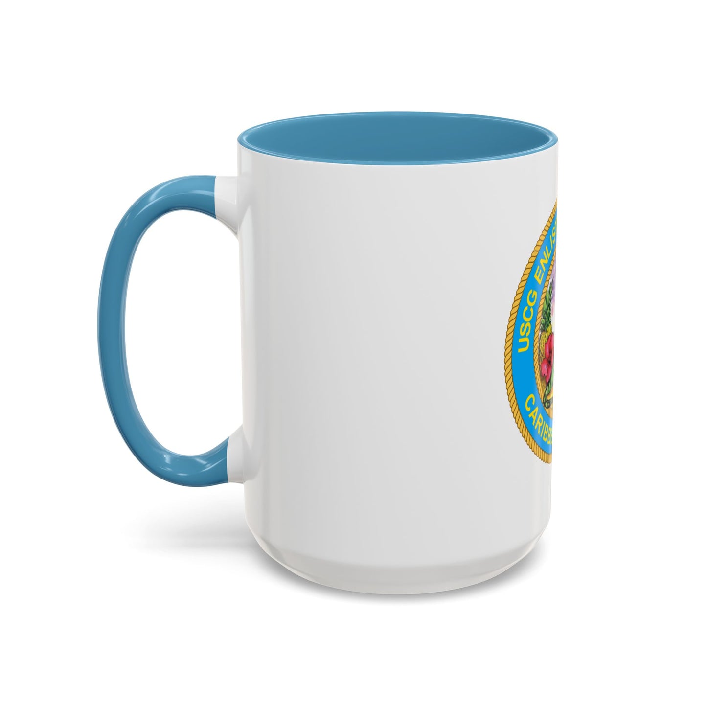 USCG EnlAssocCaribbean Branch (U.S. Coast Guard) Accent Coffee Mug