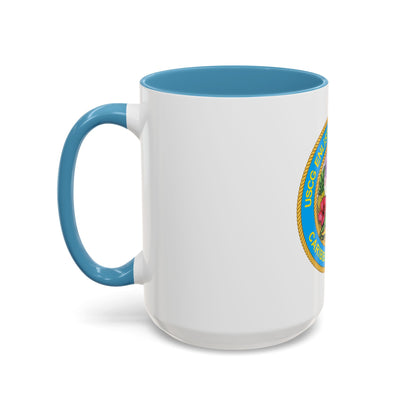 USCG EnlAssocCaribbean Branch (U.S. Coast Guard) Accent Coffee Mug