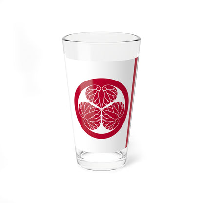 Flag of the Matsudaira Lords of Fukui in Echizen Province C (Japan) Pint Glass 16oz