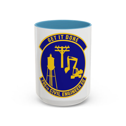 796th Civil Engineer Squadron (U.S. Air Force) Accent Coffee Mug