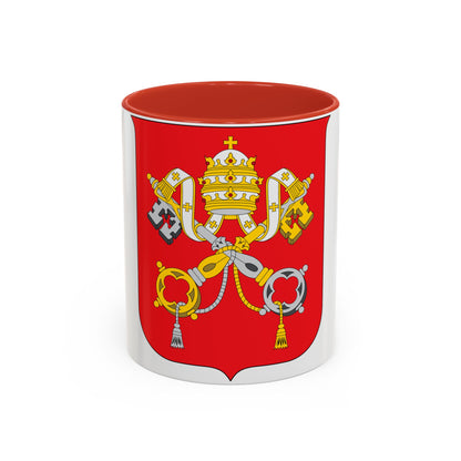 Coat of arms of Vatican City State - Accent Coffee Mug