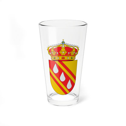 Escudo de Aranda de Moncayo (Spain) (Coat of Arms) Pint Glass 16oz