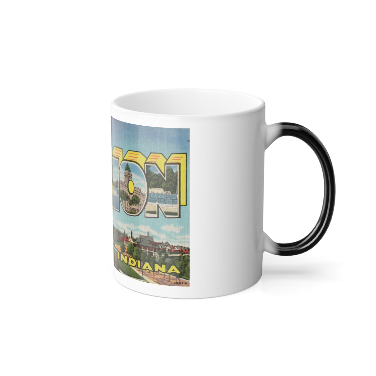 Greetings from Marion Indiana (Greeting Postcards) Color Changing Mug 11oz