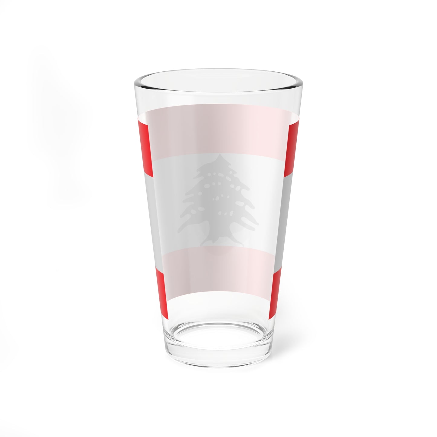 Flag of Lebanon - Red (Lebanon) Pint Glass 16oz