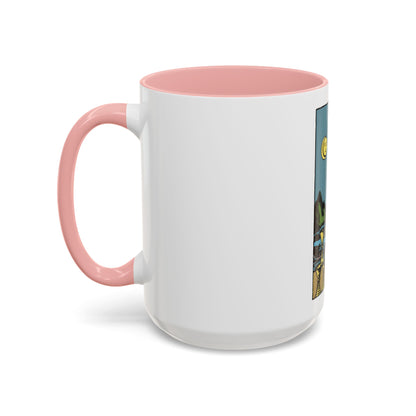 The 8 of Cups (Tarot Card) Accent Coffee Mug