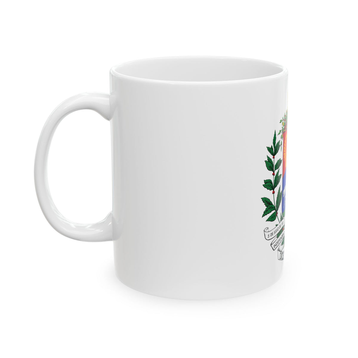 Coat of arms of Venezuela (1871) - White Coffee Mug