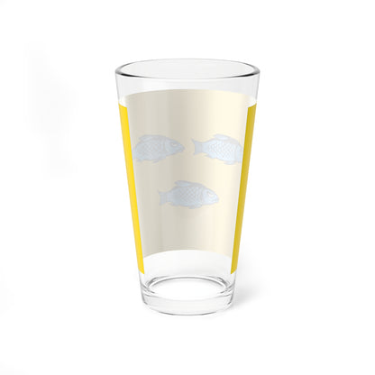 Flag of Novooskolsky rayon (Russia) Pint Glass 16oz