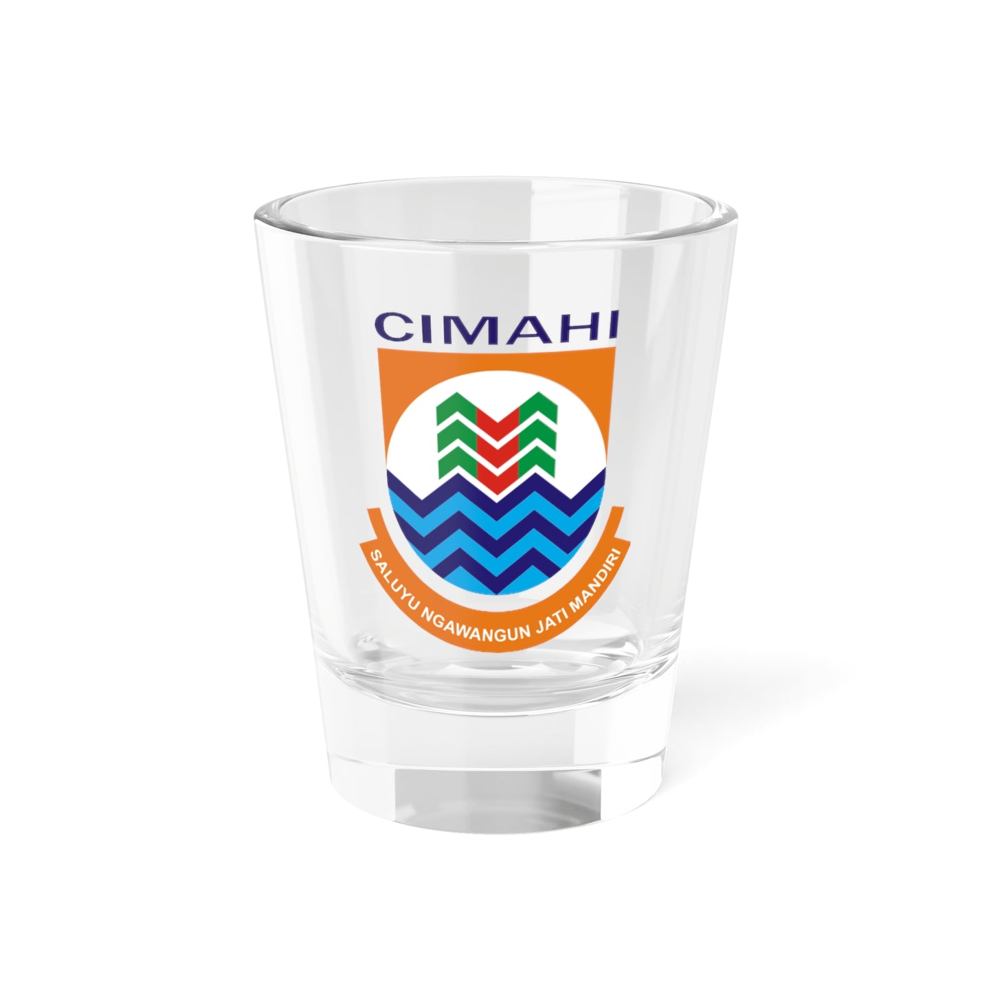 Kota Cimahi (Indonesia) (Coat of Arms) Shot Glass 1.5oz