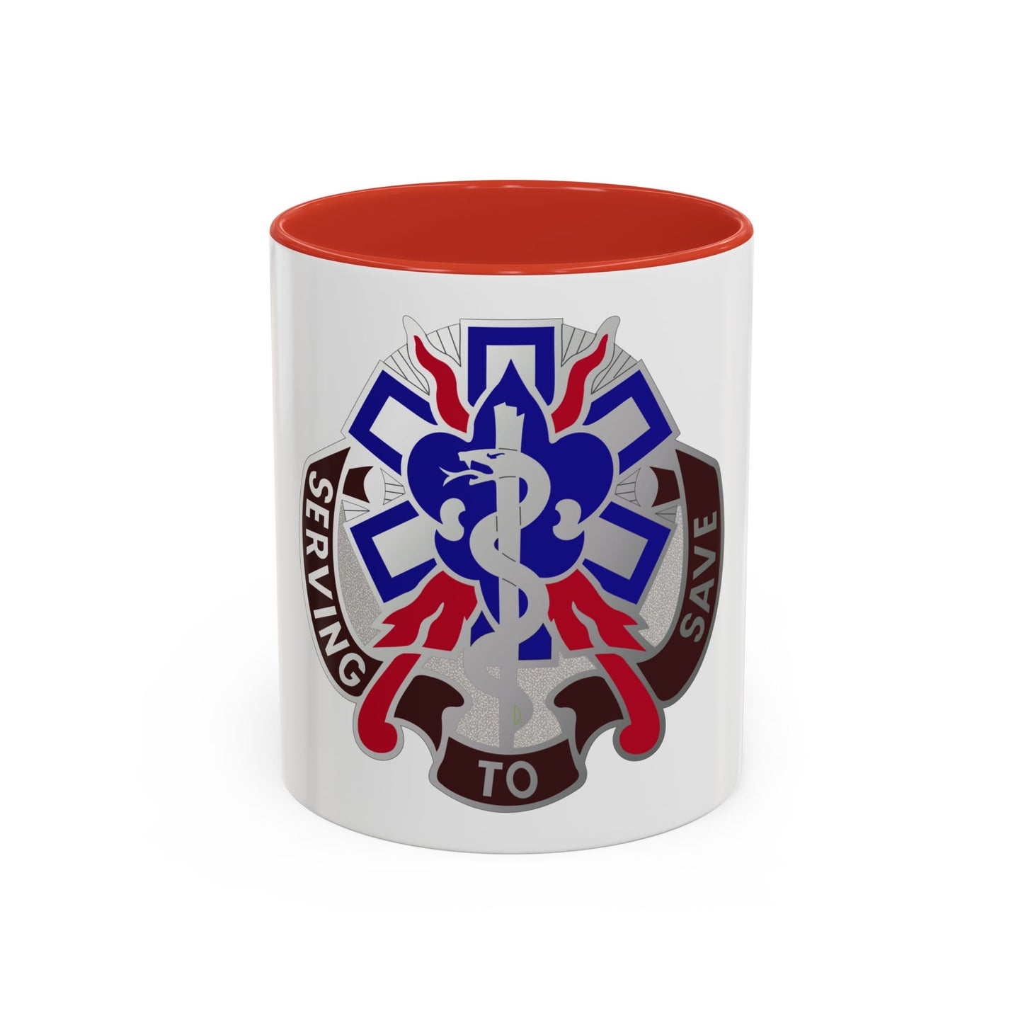 350 Surgical Hospital (U.S. Army) Accent Coffee Mug