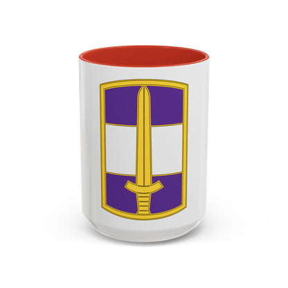 308 Civil Affairs Brigade 3 (U.S. Army) Accent Coffee Mug