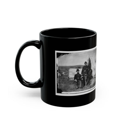 Antietam, Md. Col. John S. Crocker, Lt. Col. Benjamin C. Butler, And Adjutant Of 93d New York Volunteers (U.S. Civil War) Black Coffee Mug