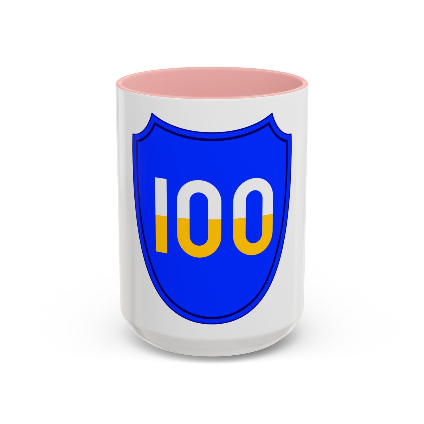 100th Infantry Division SSI (U.S. Army) Accent Coffee Mug