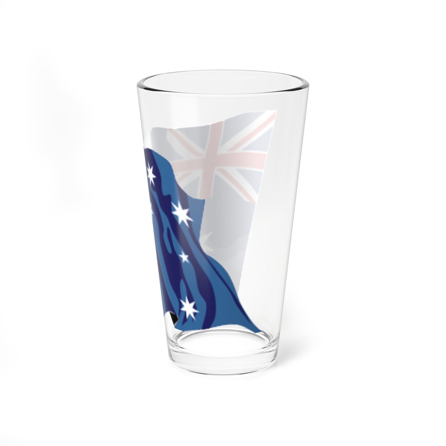 Australia flag waving icon (Australia) Pint Glass 16oz