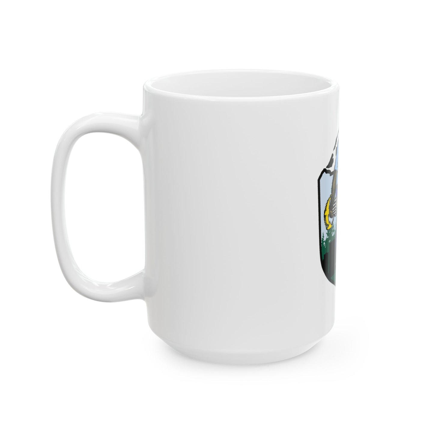 USCG Sailor Squatch (U.S. Coast Guard) White Coffee Mug