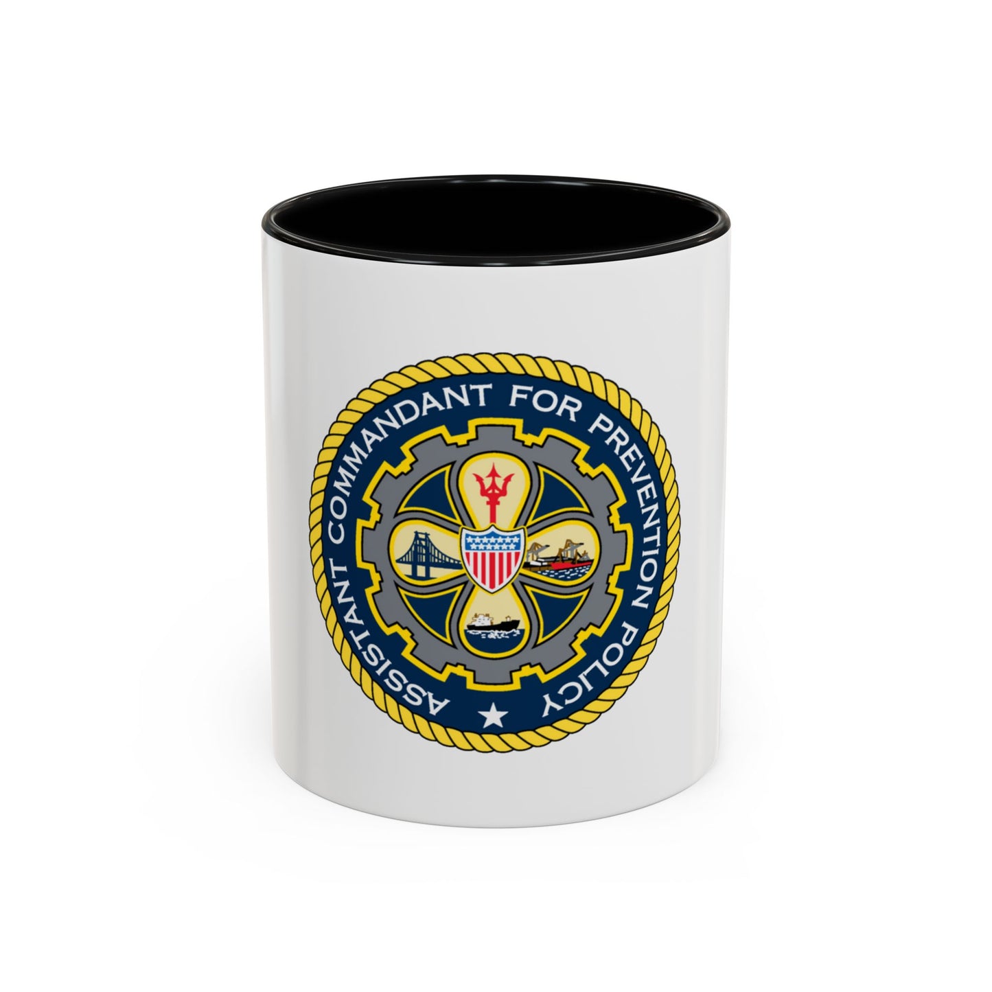 USCG Assistant Commandant for Prevention Policy (U.S. Coast Guard) Accent Coffee Mug
