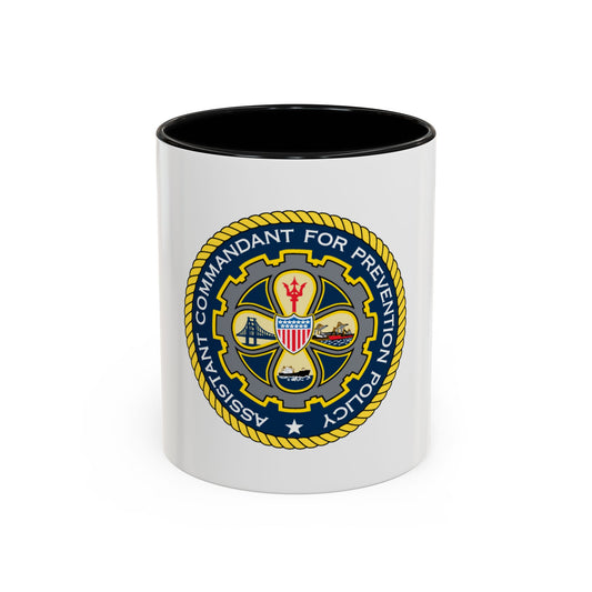 USCG Assistant Commandant for Prevention Policy (U.S. Coast Guard) Accent Coffee Mug