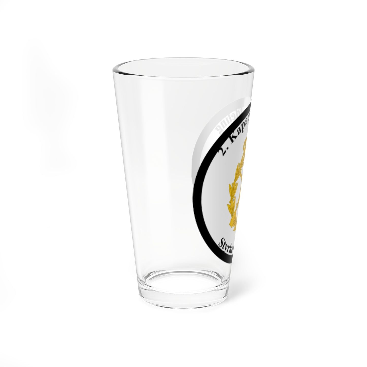 Emblem for the II-DAR (Denmark) (Coat of Arms) Pint Glass 16oz