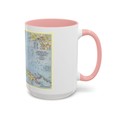 Asia - Southeast (1944) (Map) Accent Coffee Mug