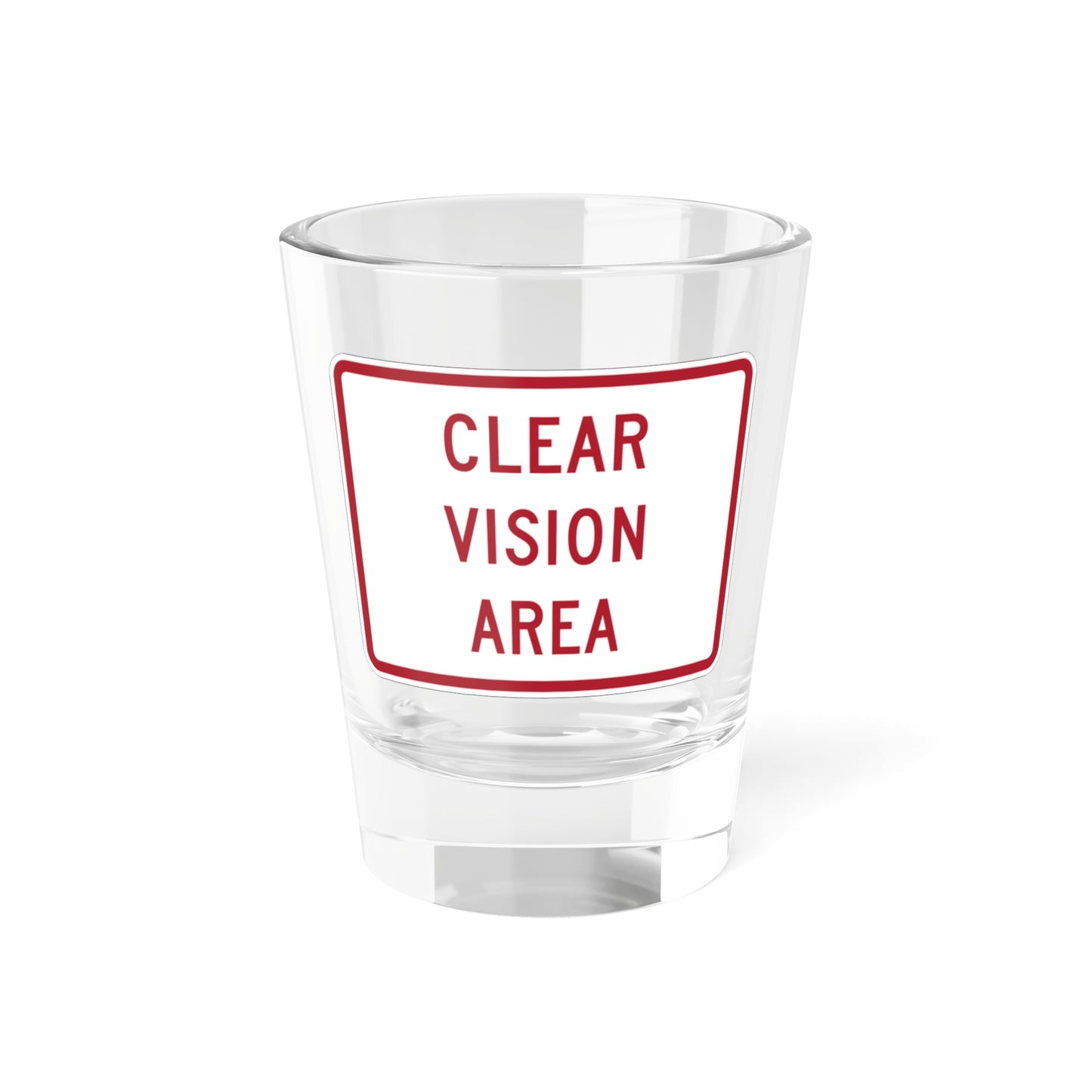 MUTCD-MI R8-3jP (Michigan) (Road Sign) Shot Glass 1.5oz