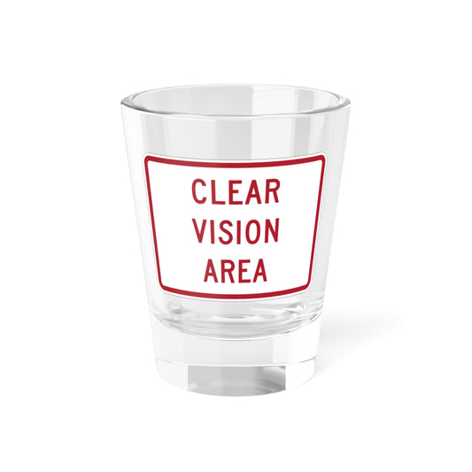 MUTCD-MI R8-3jP (Michigan) (Road Sign) Shot Glass 1.5oz
