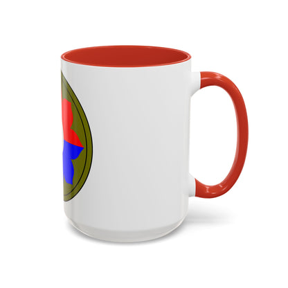 9th Infantry Division patch (U.S. Army) Accent Coffee Mug