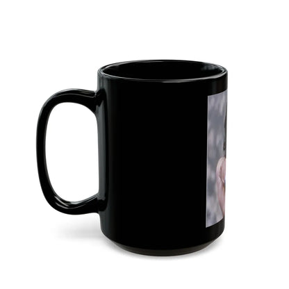 Lynda Carter #232 - Wonder Woman Photo (Vintage Female Icon) Black Coffee Mug-Go Mug Yourself