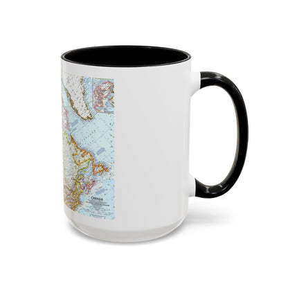Canada (1961) (Map) Accent Coffee Mug