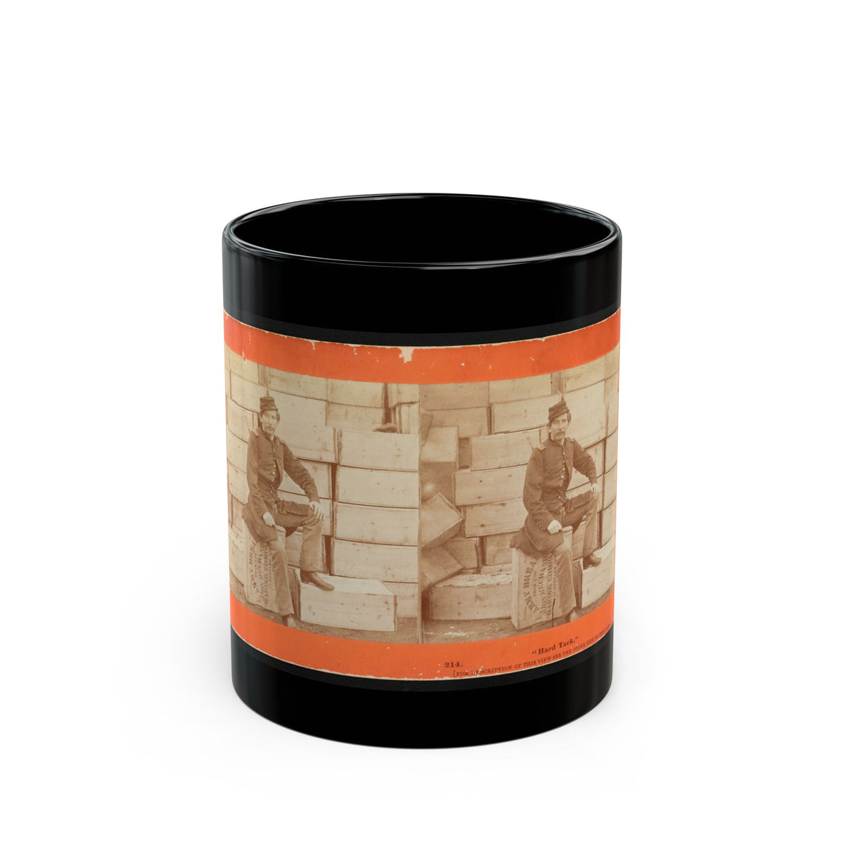 Hard Tack  001 (U.S. Civil War) Black Coffee Mug