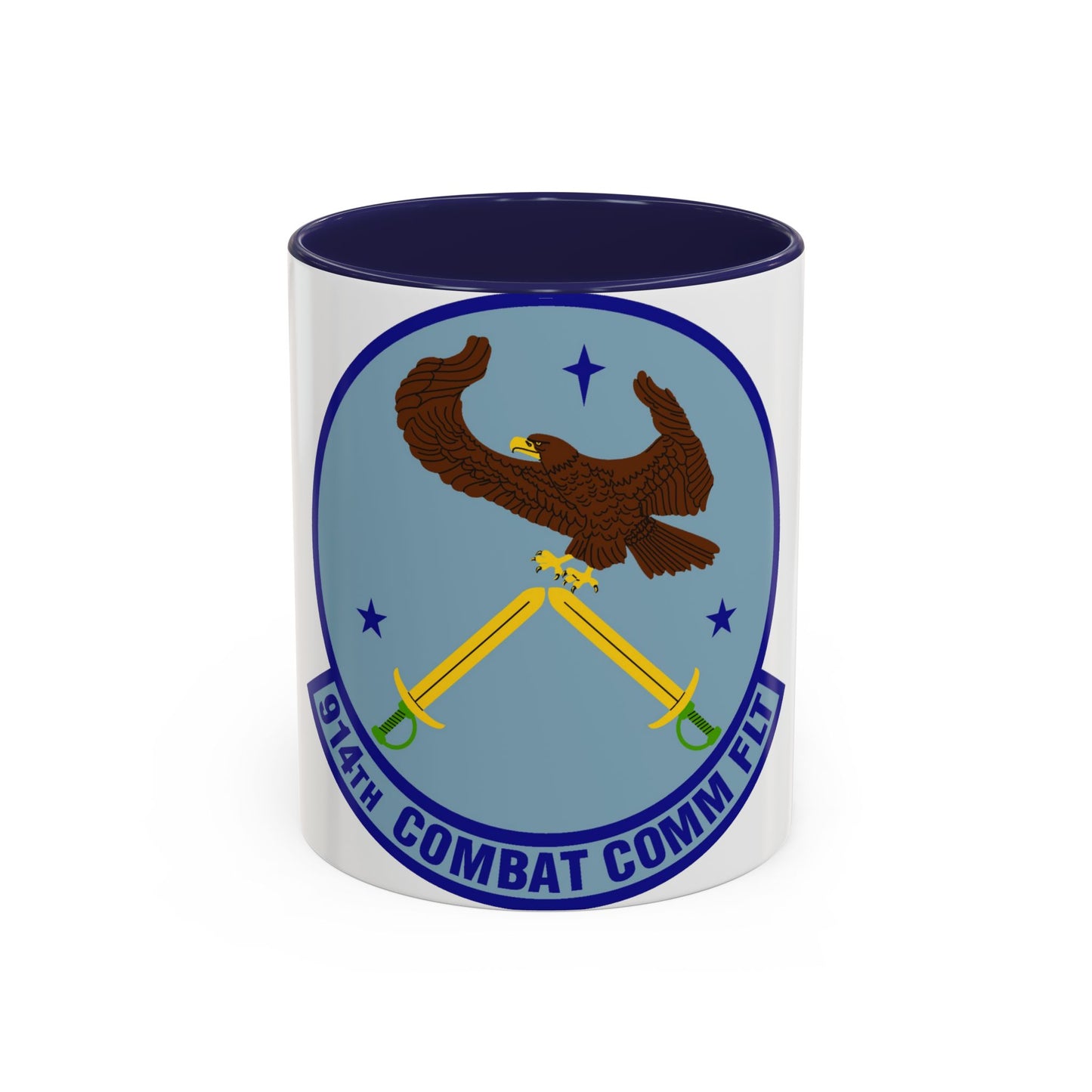 914th Combat Communications Flight (U.S. Air Force) Accent Coffee Mug