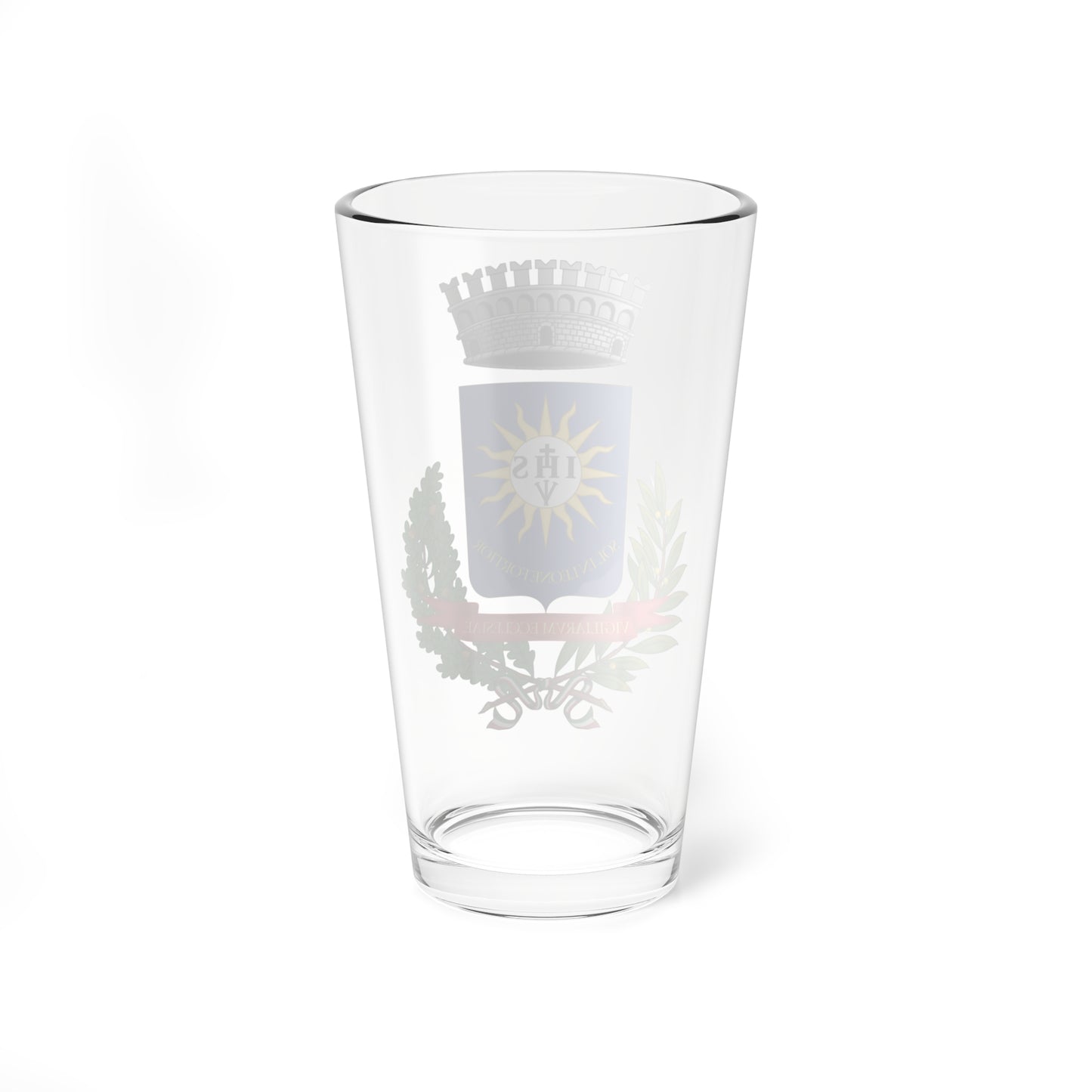 Uggiano la Chiesa-Stemma (Italy) (Coat of Arms) Pint Glass 16oz