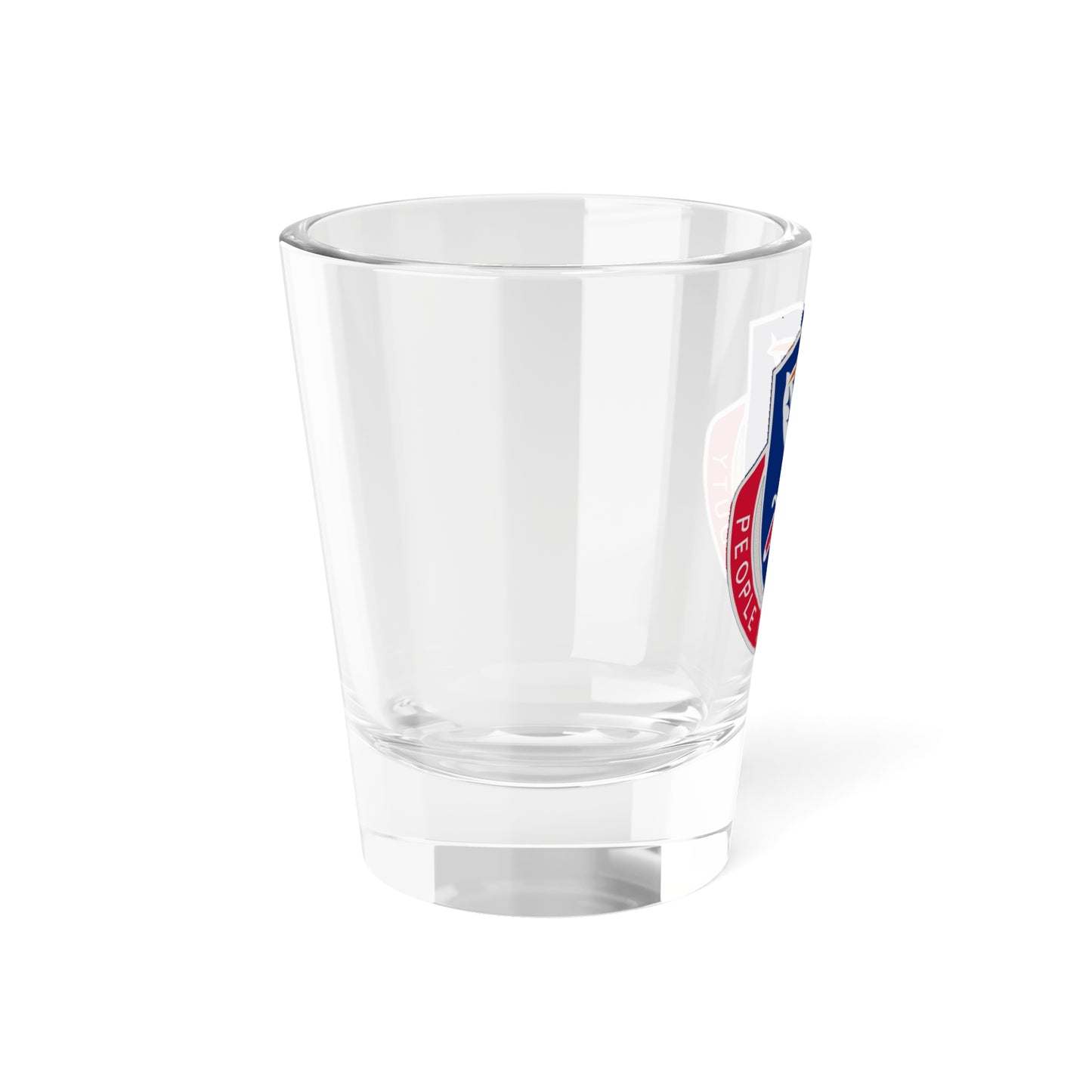 Verre à liqueur du 49e bataillon des services du personnel (armée américaine) 1,5 oz