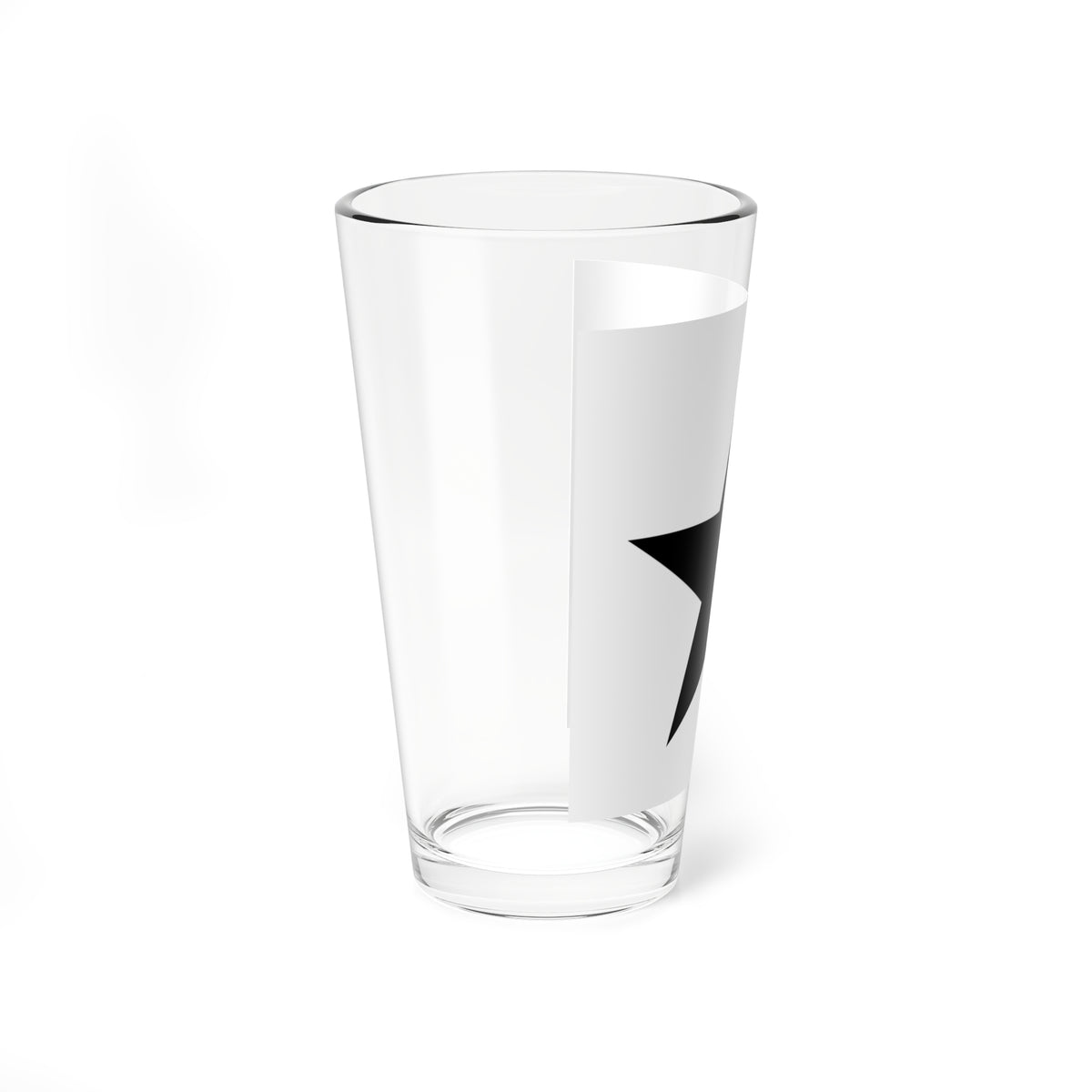 Japanese Crest GinboshiWhite background (Japan) (Coat of Arms) Pint Glass 16oz
