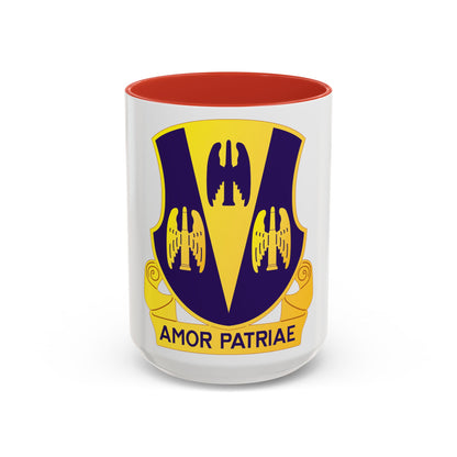 63 Antiaircraft Artillery Battalion (U.S. Army) Accent Coffee Mug