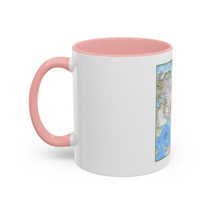 Asia (1971) (Map) Accent Coffee Mug