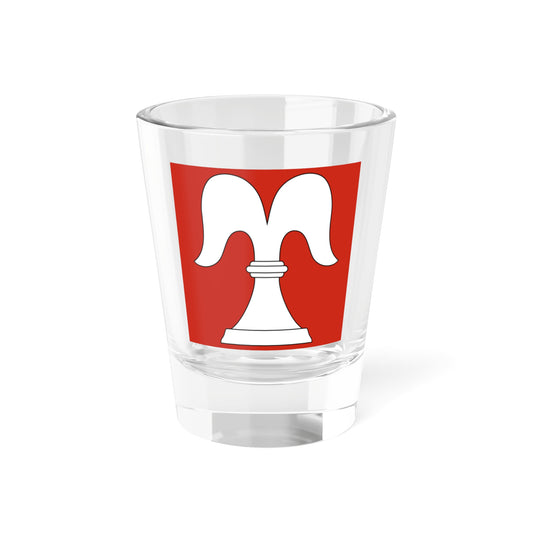 CHE Bisikon Flag (Switzerland) Shot Glass 1.5oz