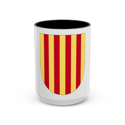 Arms of the Former Crown of Aragon - Accent Coffee Mug