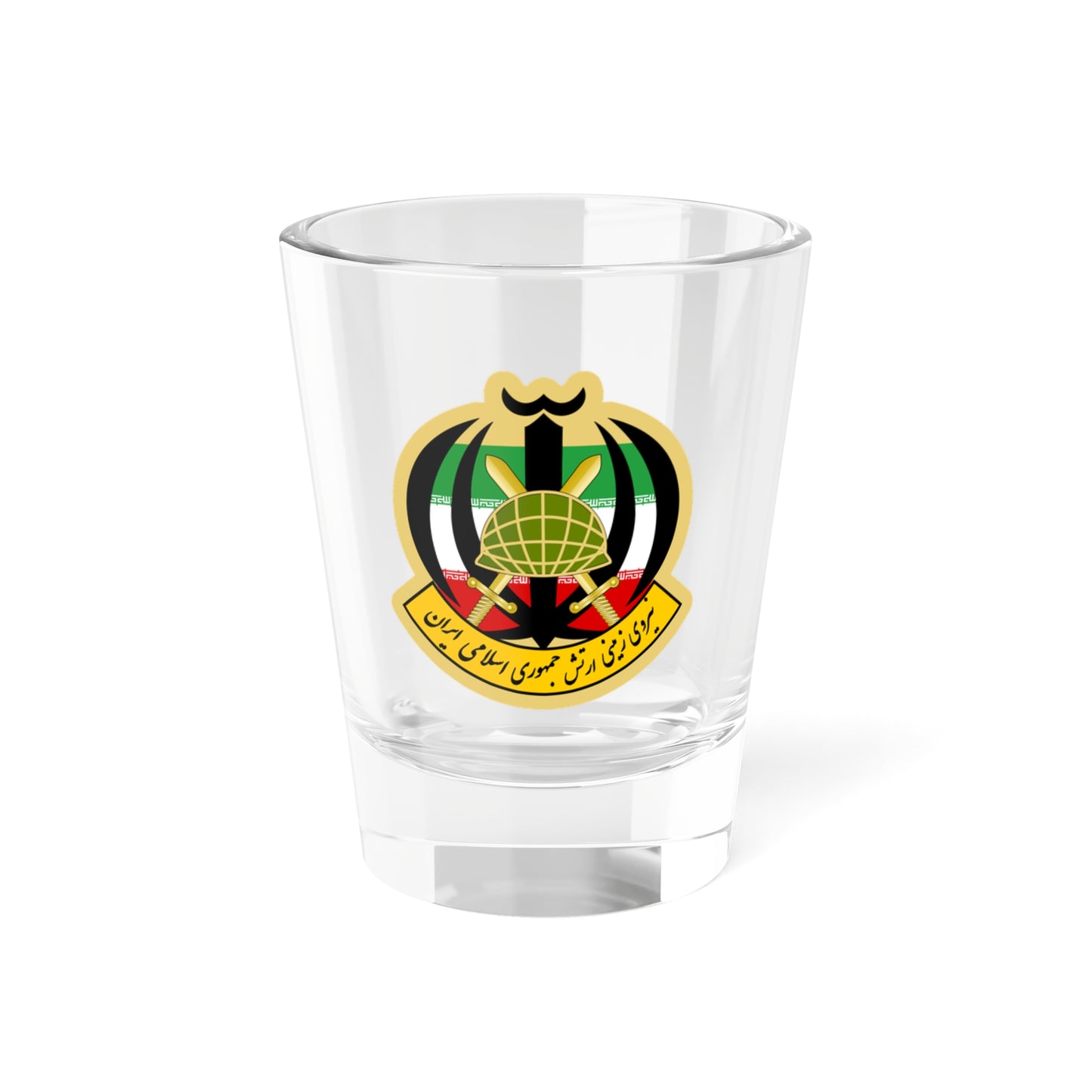 IRI.Army Ground Force Seal (Iran) (Coat of Arms) Shot Glass 1.5oz