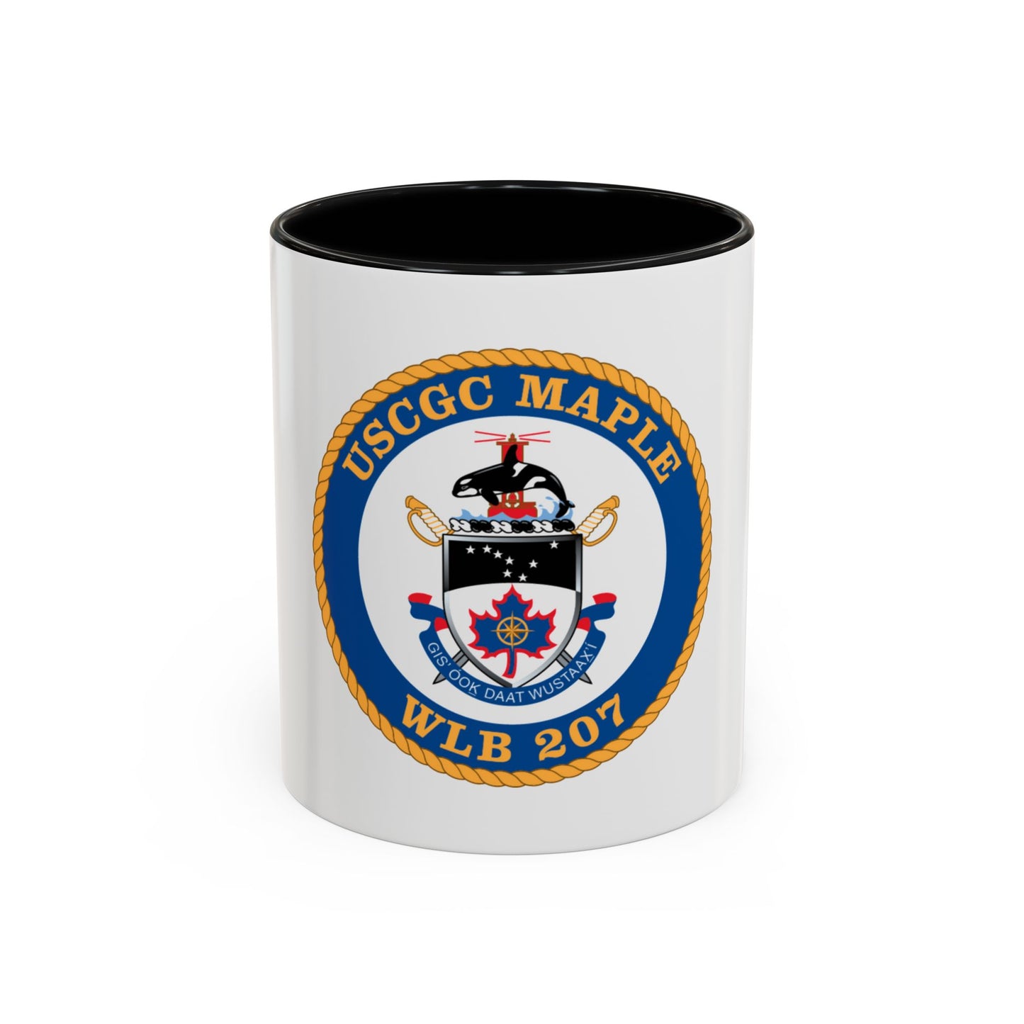 USCGC Maple WLB 207 1 (U.S. Coast Guard) Accent Coffee Mug